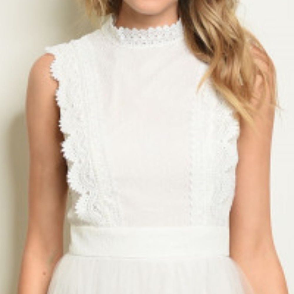 Bella's Wedding Tulle Lace Princess Midi Dress! <3 - Picture 2 of 5